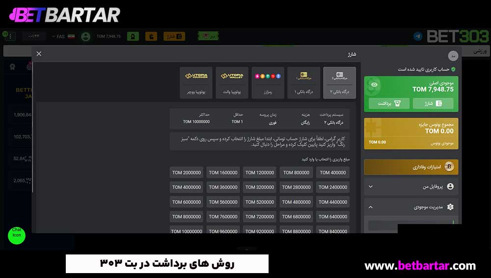 روش های برداشت در بت 303